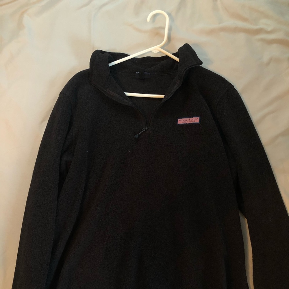Black Vineyard Vines Quarter zip